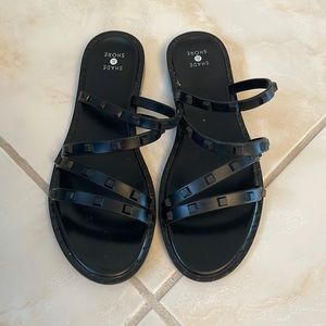 Shade & Shore (Target) Black Sandals | Size 8